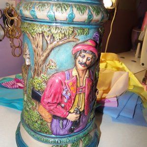 Vintage Beer mug 1971 Handmade and hand painted